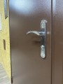 Дверь Металл/ДСП Коричневая (эконом)