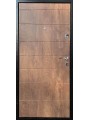 Двері вхідні Artiz Еко-1 спил дерева коньячний