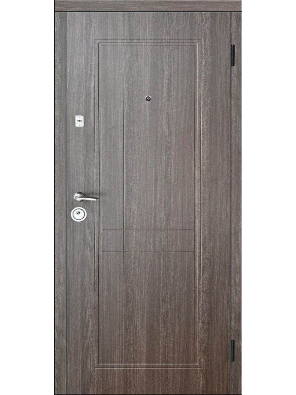 Двері вхідні Artiz Еко-2 модрина сіра/модрина світла