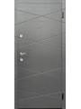 Двері вхідні Artiz Еко-4 титан горизонтальний / пішов горизонтальний