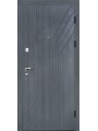 Двері вхідні Artiz ПЛ-7 клен темно сірий/клен світло сірий