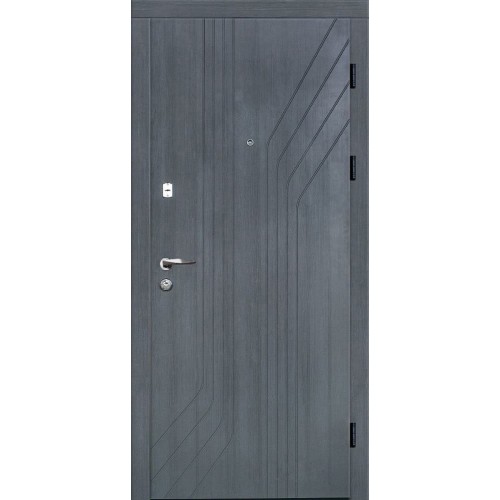Двері вхідні Artiz ПЛ-7 клен темно сірий/клен світло сірий