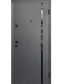 Двері вхідні Artiz Еко-16/17 антрацит/біла шагрень антрацит/біла шагрень