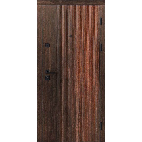 Двері вхідні Artiz КС-9/10 дуб тютюн/дуб немо срібний