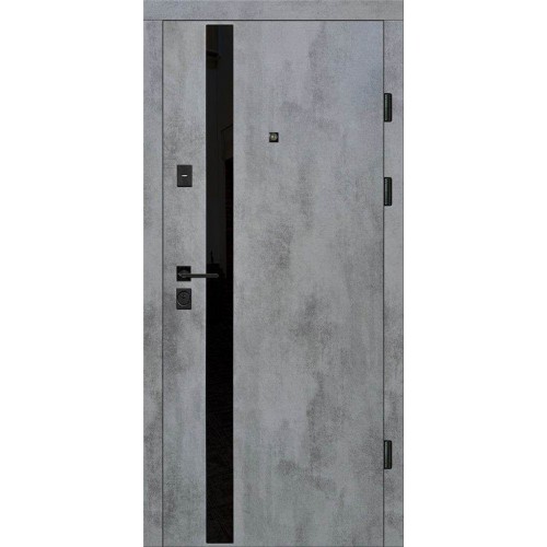 Двері вхідні Artiz КС-29 оксид темний/біла шагрень оксид темний/біла шагрень