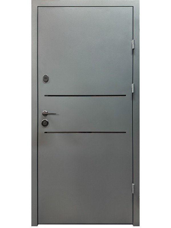 Двері вхідні City Light 2 RAL 7016 текстура/венге модена RAL 7016