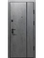 Двері вхідні City Style 1 бетон темний/бетон сірий