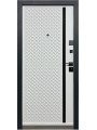 Двері вхідні City Max 1 антрацит/білий супермат