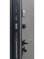 Двері вхідні City Pro 3 RAL 7016 текстура/бетон антрацит