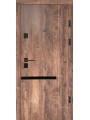 Двері вхідні Artiz БТ-46 спил коньячний/норд антискрейч