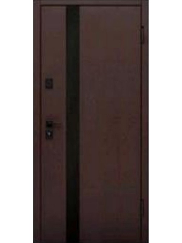 Двері вхідні Artiz ТР-1 RAL 8019 RAL 8019/бетон бежевий