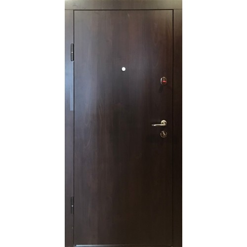 Двері вхідні Гладь темний горіхДвері вхідні Гладь темний горіх